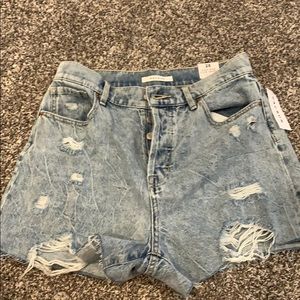 pacsun high rise icon shorts